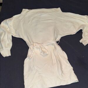 Like new Forever 21 ivory off the shoulder Knit Sweater Dress